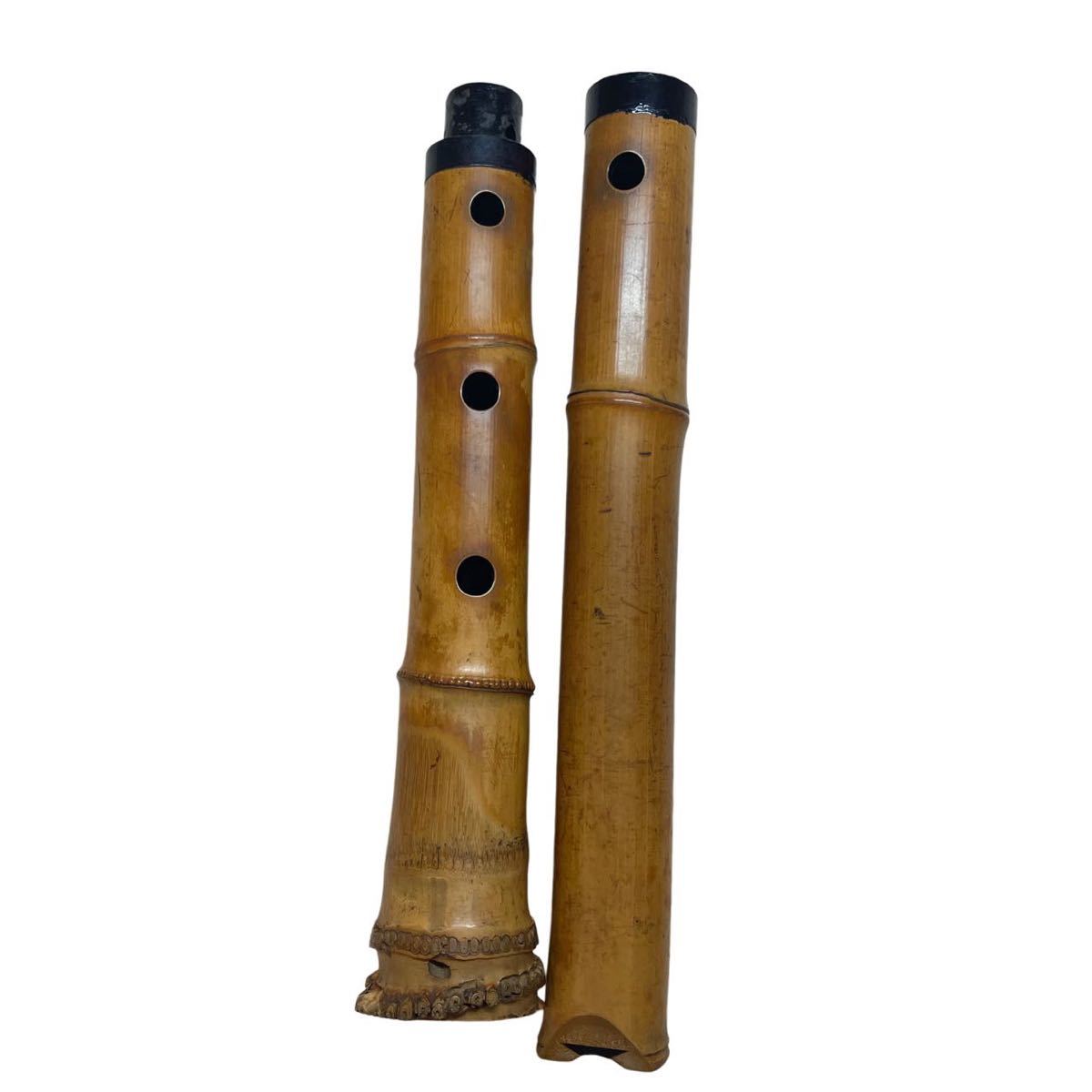 尺八 42.5㎝ F3144☆ 尺八青木和楽器全長約54.5cm 一尺八寸竹製【尺八在銘