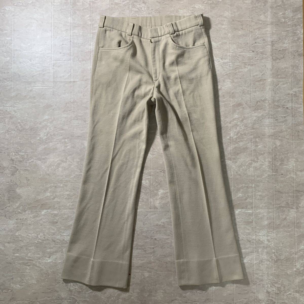 古着 70s〜80s ジャージセットアップ メタルボタン フレアパンツ 古着 70s〜80s ジャージセットアップ メタルボタン フレアパンツ