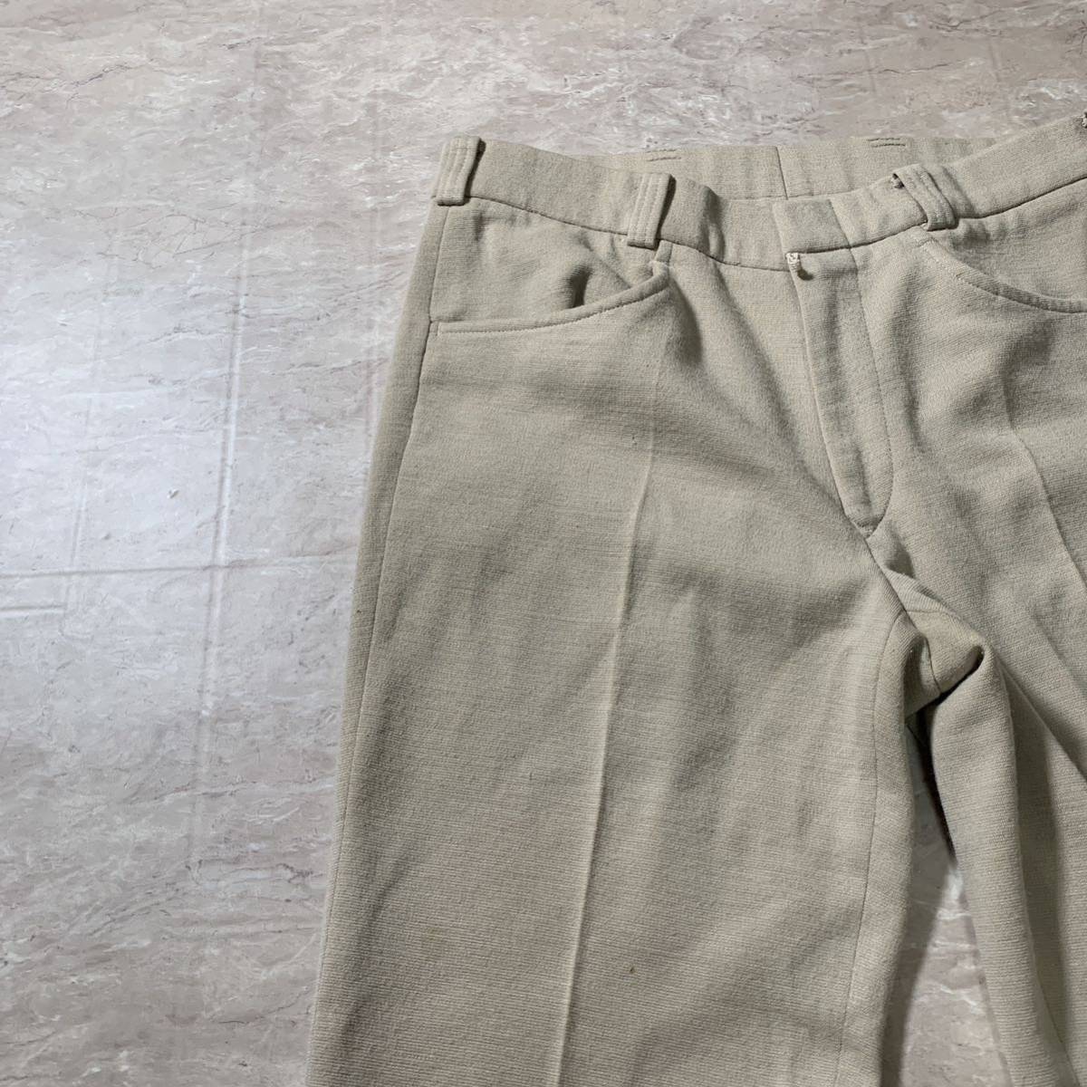 古着 70s〜80s ジャージセットアップ メタルボタン フレアパンツ 古着 70s〜80s ジャージセットアップ メタルボタン フレアパンツ