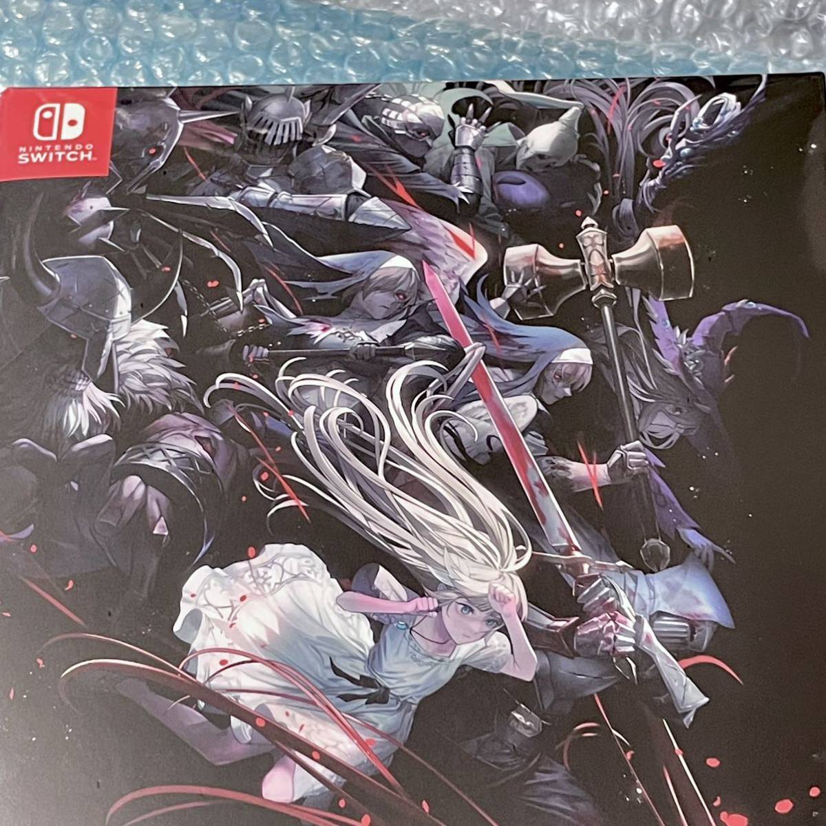 Switch ENDER LILIES Quietus of the Knights 数量限定版 新品 シュリンク裂け有 箱影響無し エンダーリリーズ アートブック Amazon.co.jp_画像2