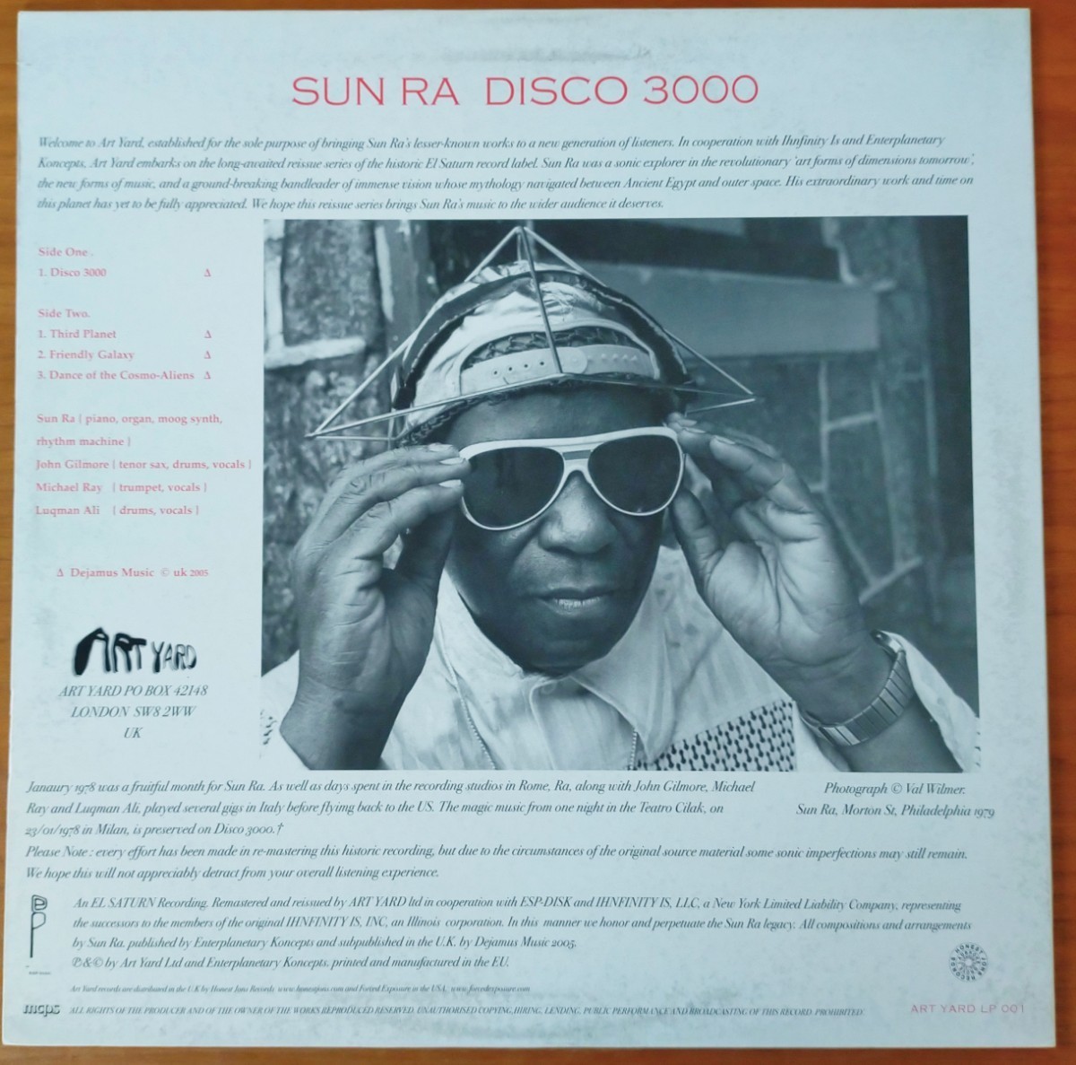 Sun Ra/Disco3000/英Art Yard/2005年リイシュー_画像2
