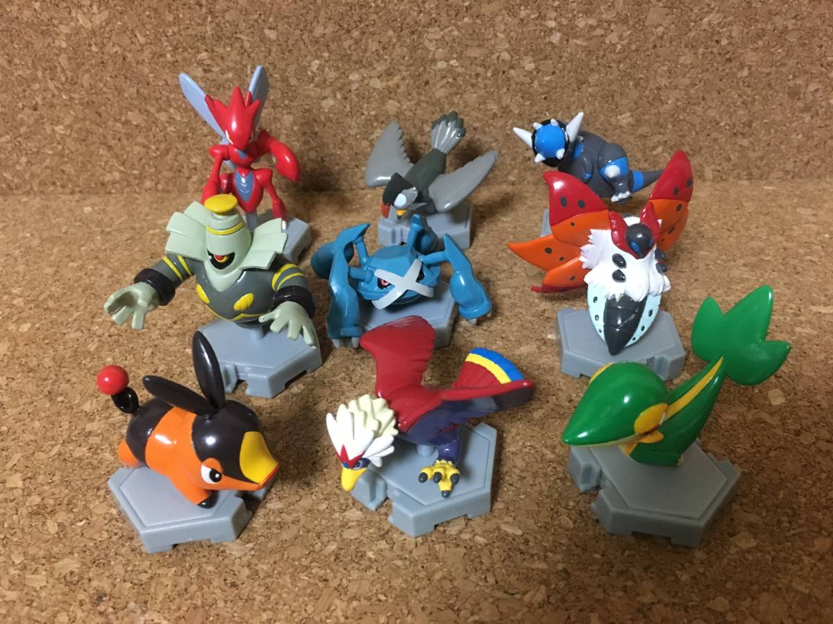 Pokemon Moncolle Plus 9件套Ulgamos，Meta Gross，Yonoire，Hassam，Mukhawk等 原文:ポケモン モンコレプラス 9個セット ウルガモス、メタグロス、ヨノワール、ハッサム、ムクホーク 他