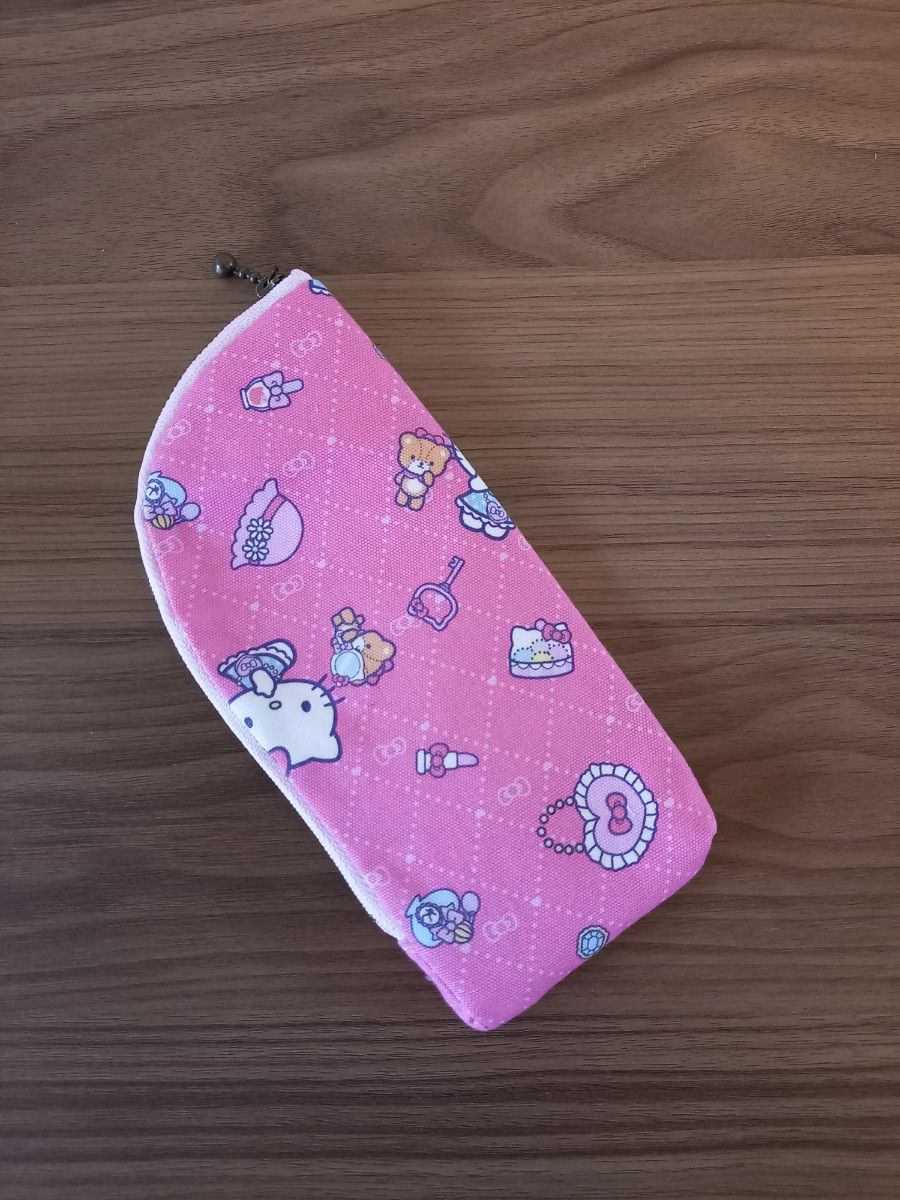No.43 キティちゃん メガネケース ペンケースハンドメイド