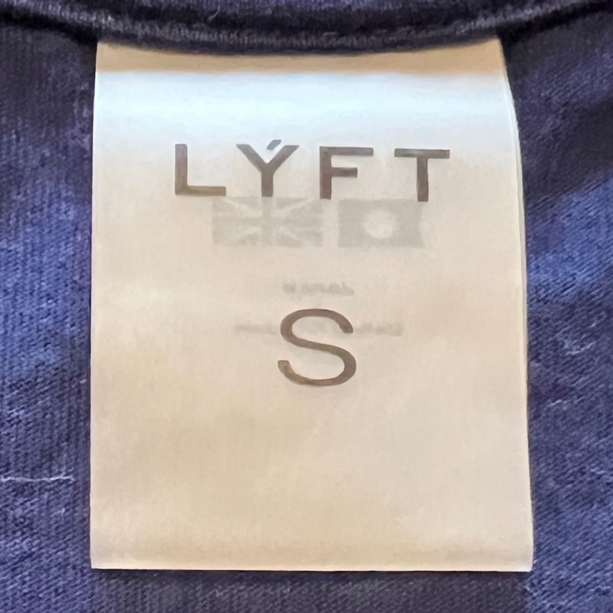リフト　LYFT タンクトップ ネイビー　S 綿100%