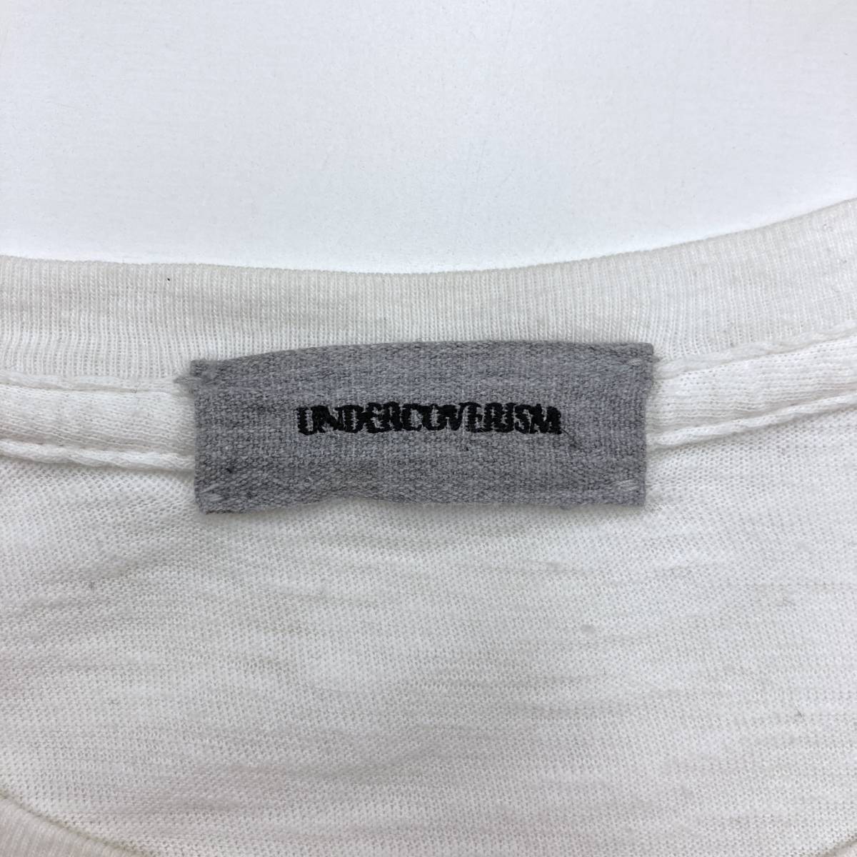 12SS UNDERCOVER OPENSTRINGS CULT FIGURE 半袖 Tシャツ ホワイト 白 2サイズ UNDER COVER アンダーカバー カットソー Tee archive 3040081_画像4