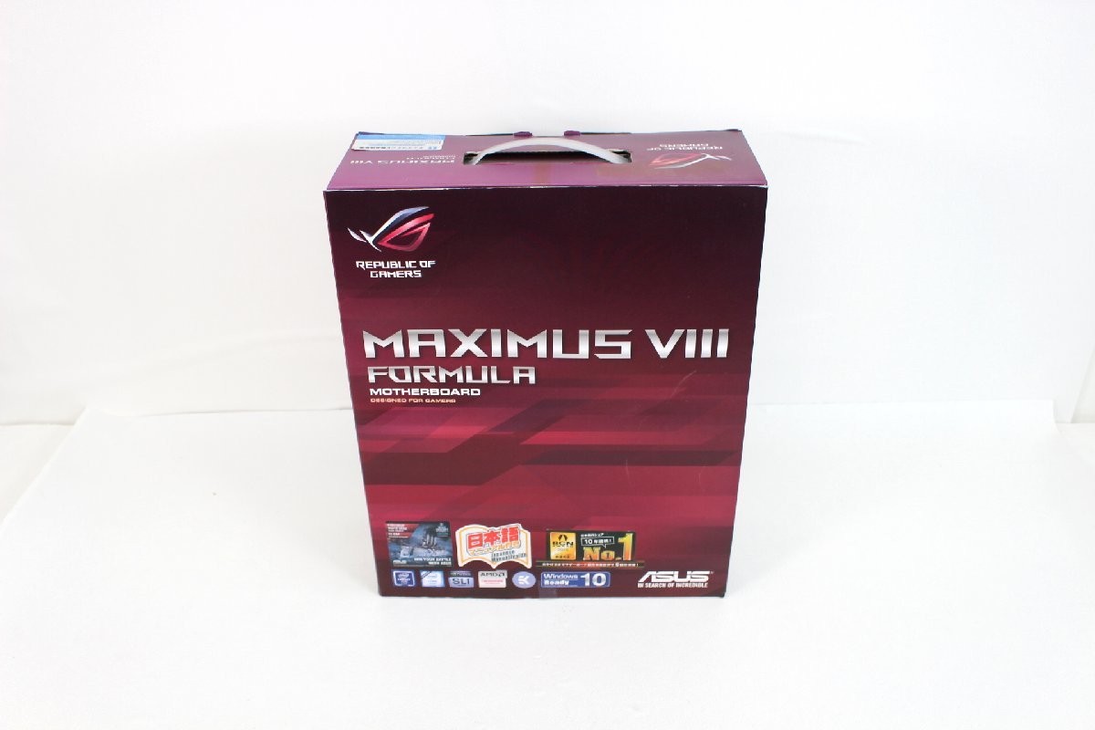 △現状品△ ASUS ROG MAXIMUS VIII FORMUL ATX マザーボード LGA1151 簡易チェック BIOS○ 箱付 (2753483)