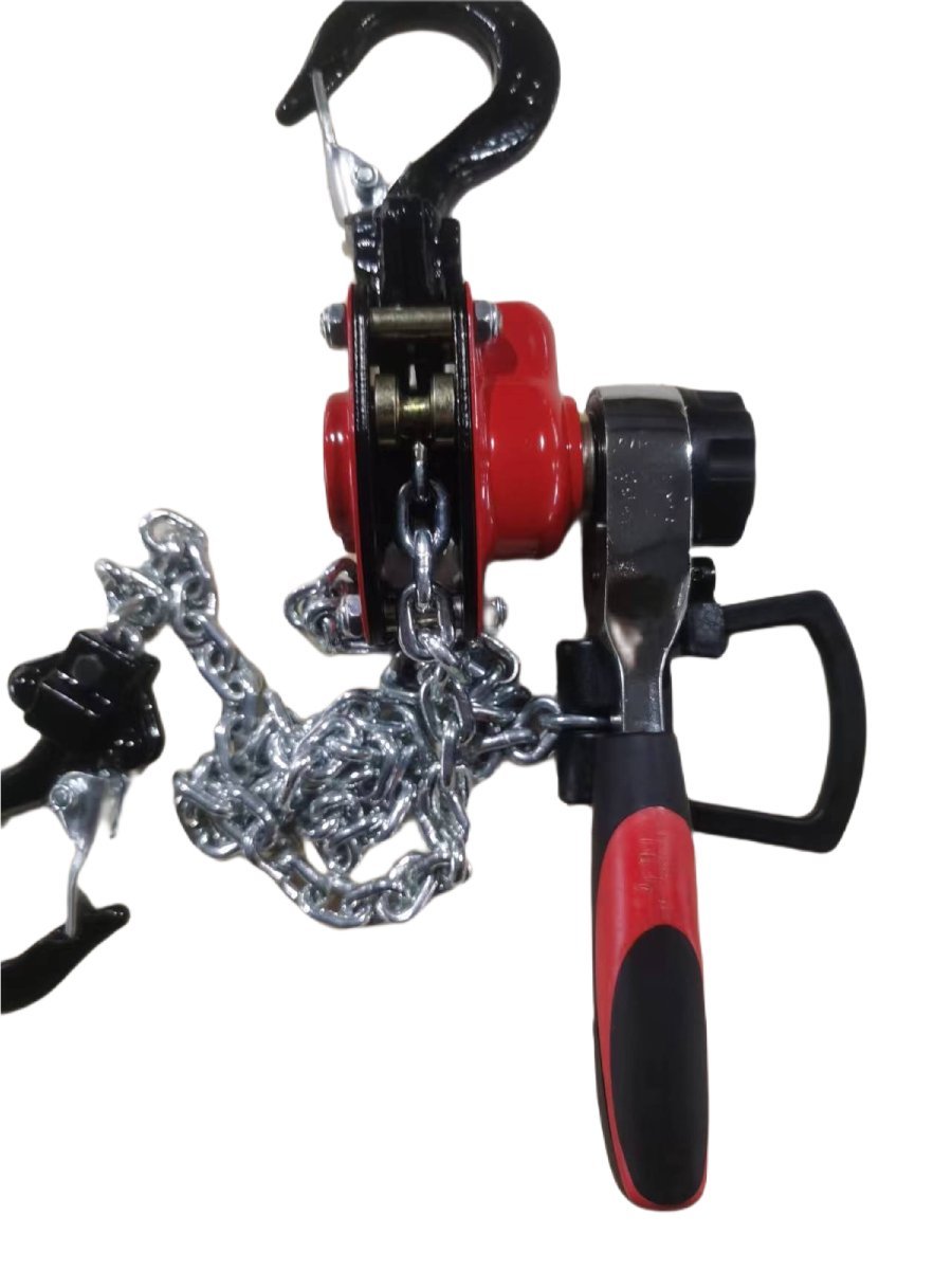  three person is good light weight red lever hoist 0.25ton lever block 250kg(0.25ton) chain ho chair lever block chain block chain ga