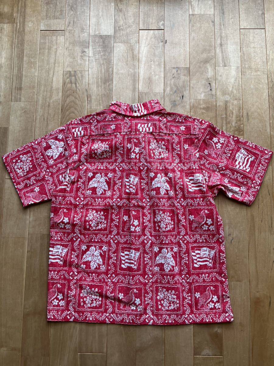 90's ハワイ製 reyn spooner レインスプーナー ラハイナ セーラー Lahaina Sailor Pullover shirt ウィメンズS相当 ボーイズサイズ14-16_画像8