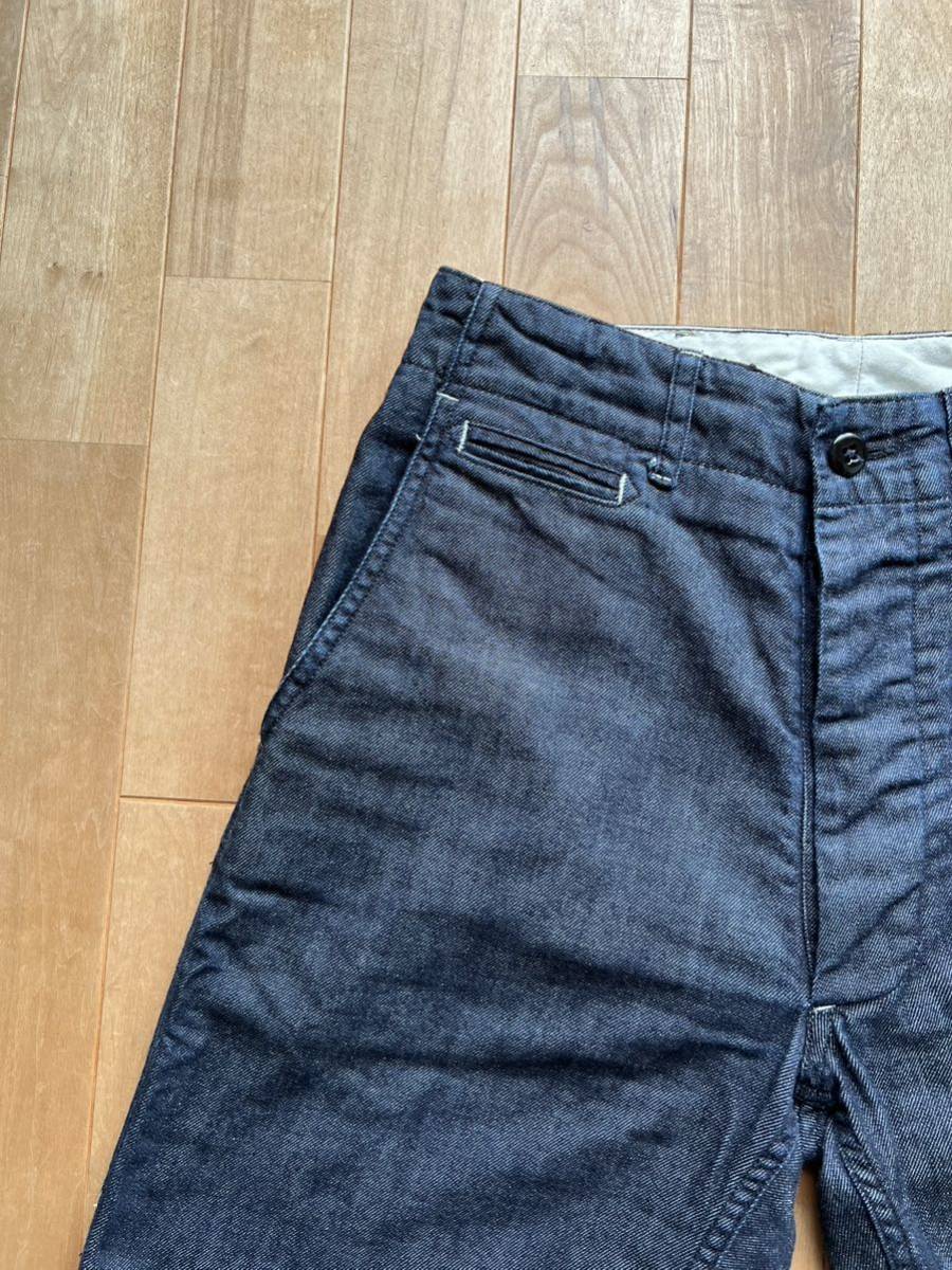 ENGINEERED GARMENTS BEAMS PLUS別注 GLASSFIELD PANTS DENIM サイズ28 エンジニアドガーメンツビームスプラス グラスフィールドパンツ