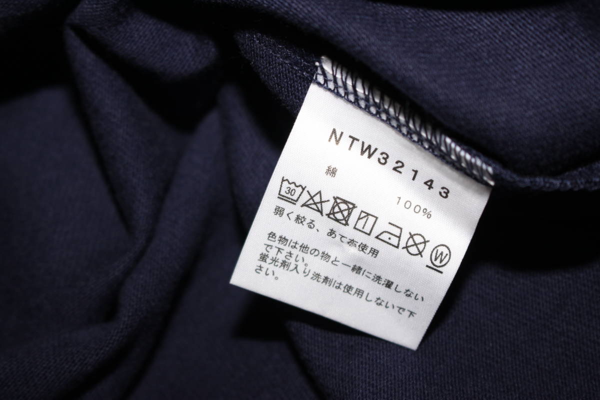 未使用ノースフェイス　レディースL　紺　 ショートスリーブビッグロゴティー 厚手半袖Tシャツ NTW32143　送料無料即決_画像8