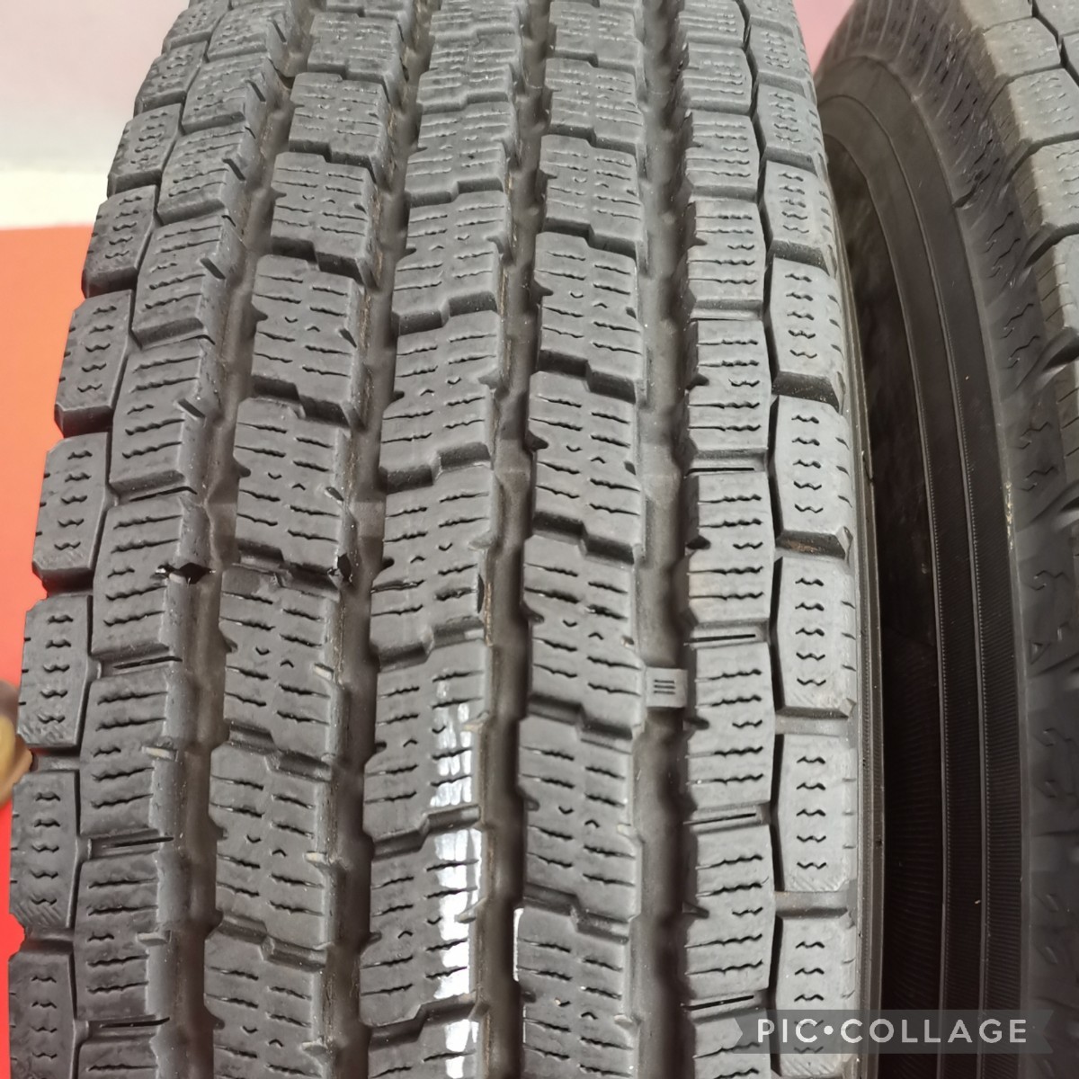 スタッドレス マルチスチール キャップ 165/80R13 (90/88N LT) 13x5J 4H/マルチ 4本セット バリ溝！プロボックス、サクシード 等に_画像7