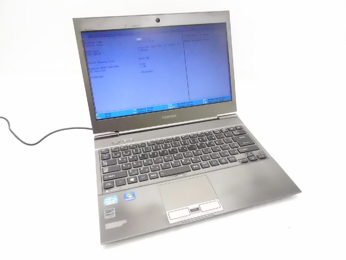 △東芝 dynabook R632/F PR632FAWX4BA51 Core i5 3427U 1.8Ghz 6GB 13.3インチ OSなし BIOSのみ_画像1