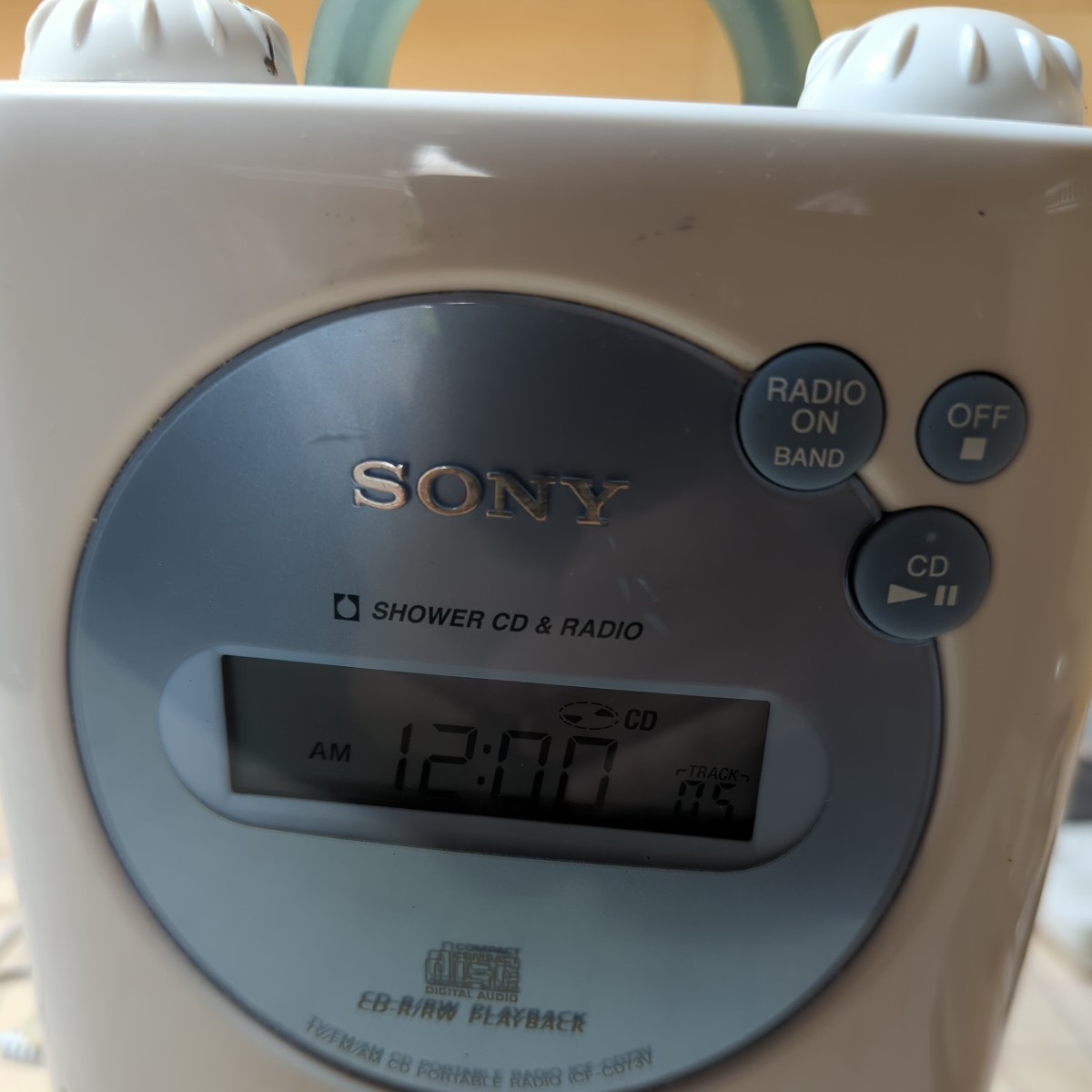 即納!最大半額! SONY ICF-CD74 L シャワーCDラジオ ブルー escribams