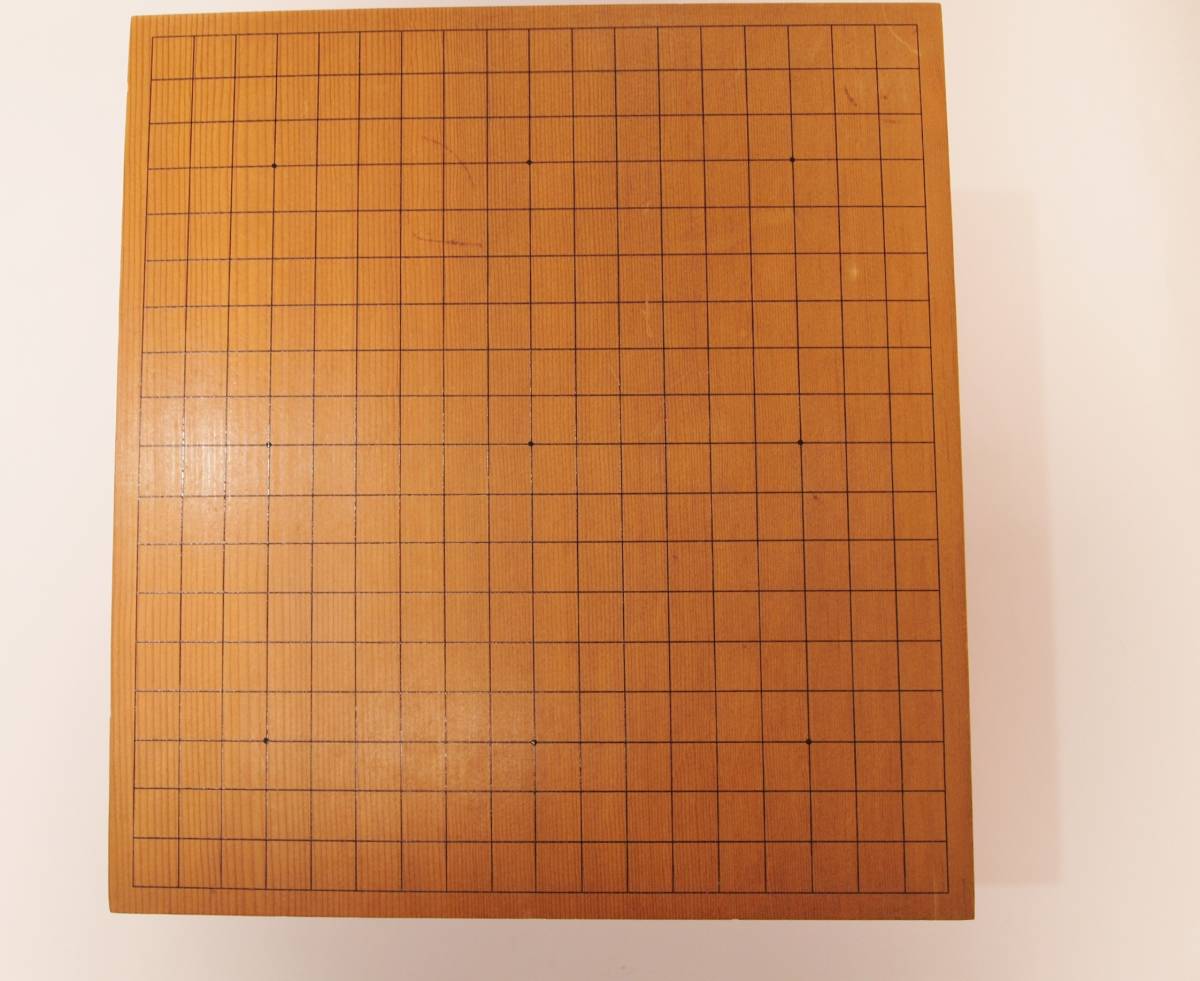 高級 囲碁 天地柾 本榧 六寸 天地柾目 脚付き 碁盤 囲碁盤 の画像8