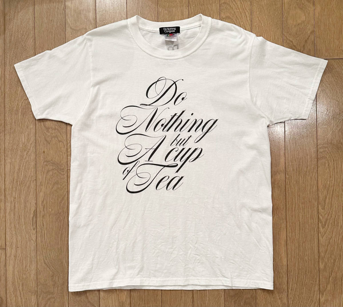 ■Do Nothing Congress “Do Nothing but A Cup of Tea” Tシャツ WH-M Fragment 藤原ヒロシの画像1