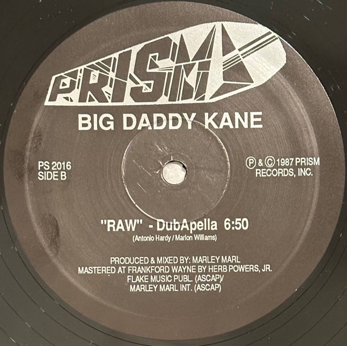 ■1987年 US盤 Big Daddy Kane - Raw / Word To The Mother (Land) 12”EP PS 2016 Prism Records_画像4
