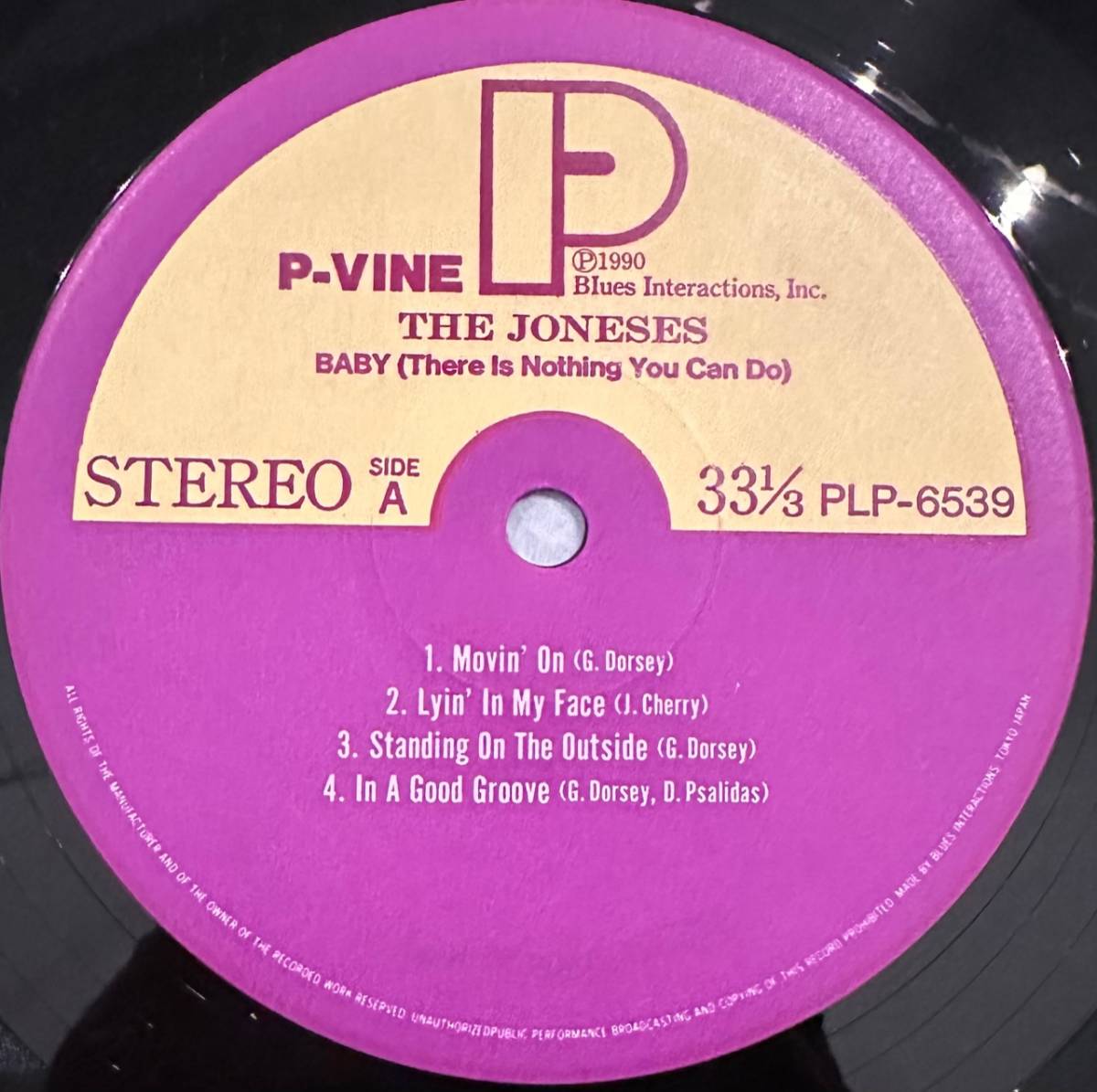■1990年 オリジナル 国内盤 The Joneses - Baby There Is Nothing You Can Do 2枚組 12”LP PLP-6538 P-Vine Records_画像7