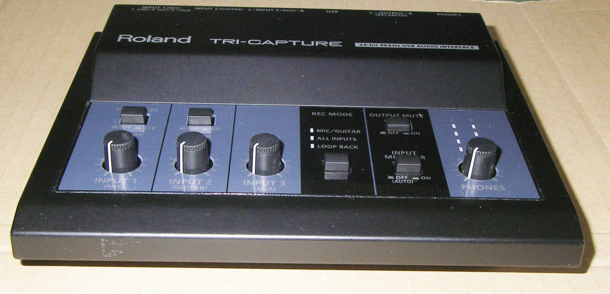 ★Roland TRI-CAPTURE UA-33 オーディオインターフェイス★OK!!★MADE in JAPAN★_画像5