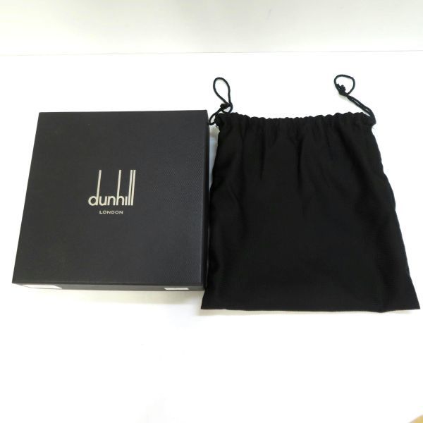 dunhill/ダンヒル メンズ DAロゴバックル レザーリバーシブル ベルト ブラック_画像10