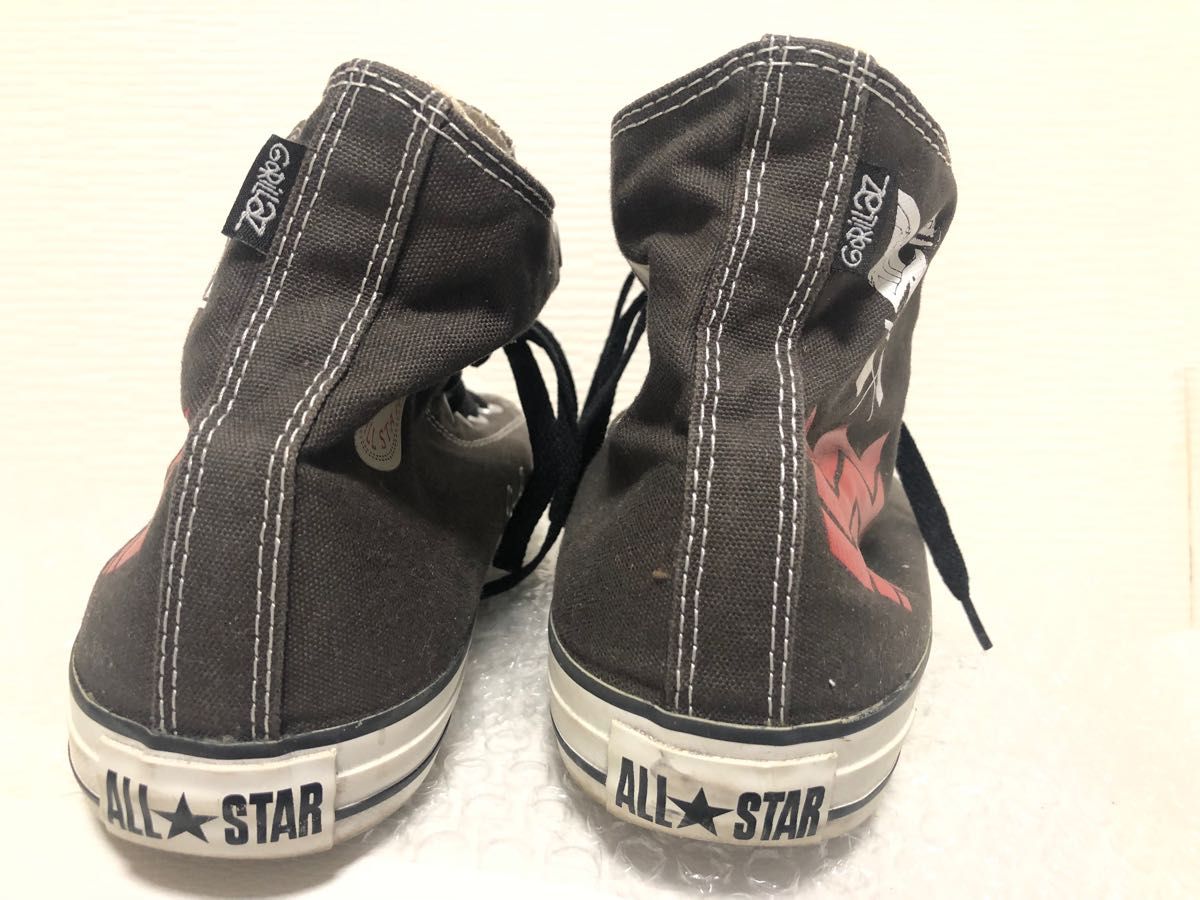 converse gorillaz コラボ　ハイカット　27センチ　レア