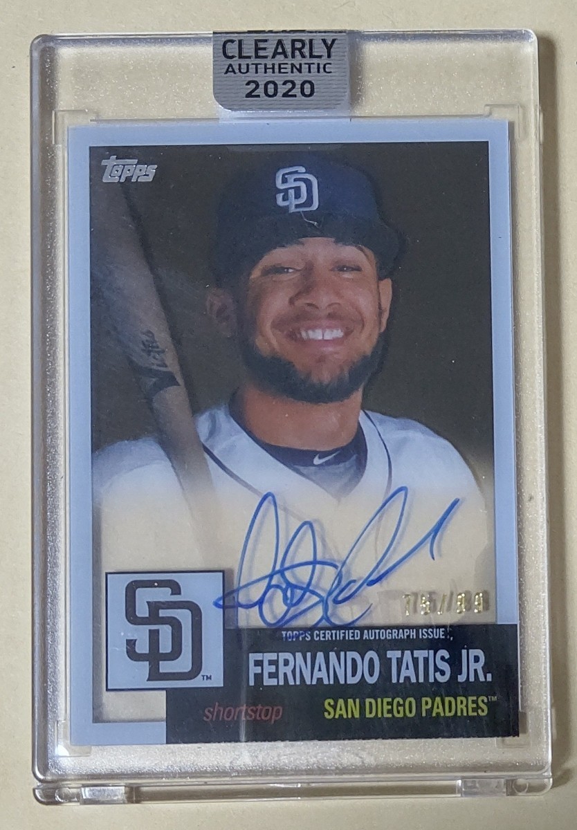 2020 Topps Clearly Fernando Tatis jr auto フェルナンド タティス