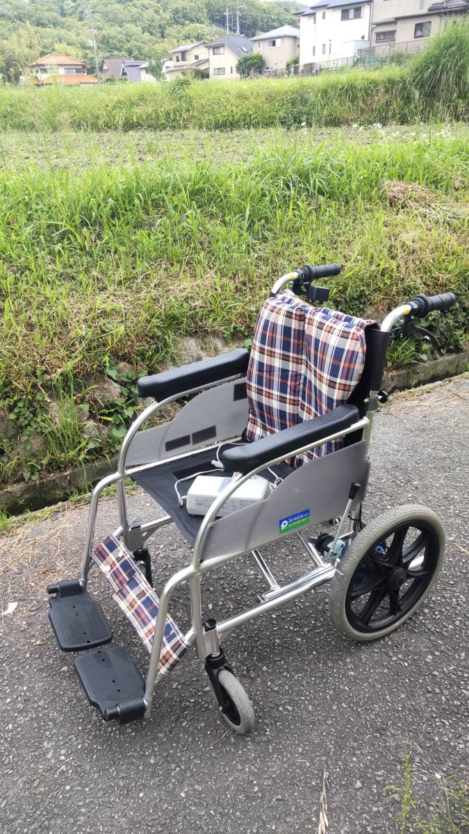 ナブテスコ アシストホイールライト 介助式 電動補助装置付 電動車椅子