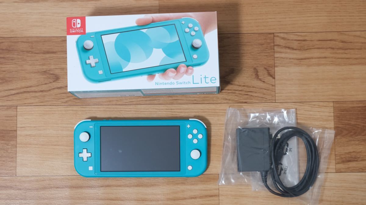 極美品】Switch Lite ターコイズブルー 付属品完備 純正ケース付