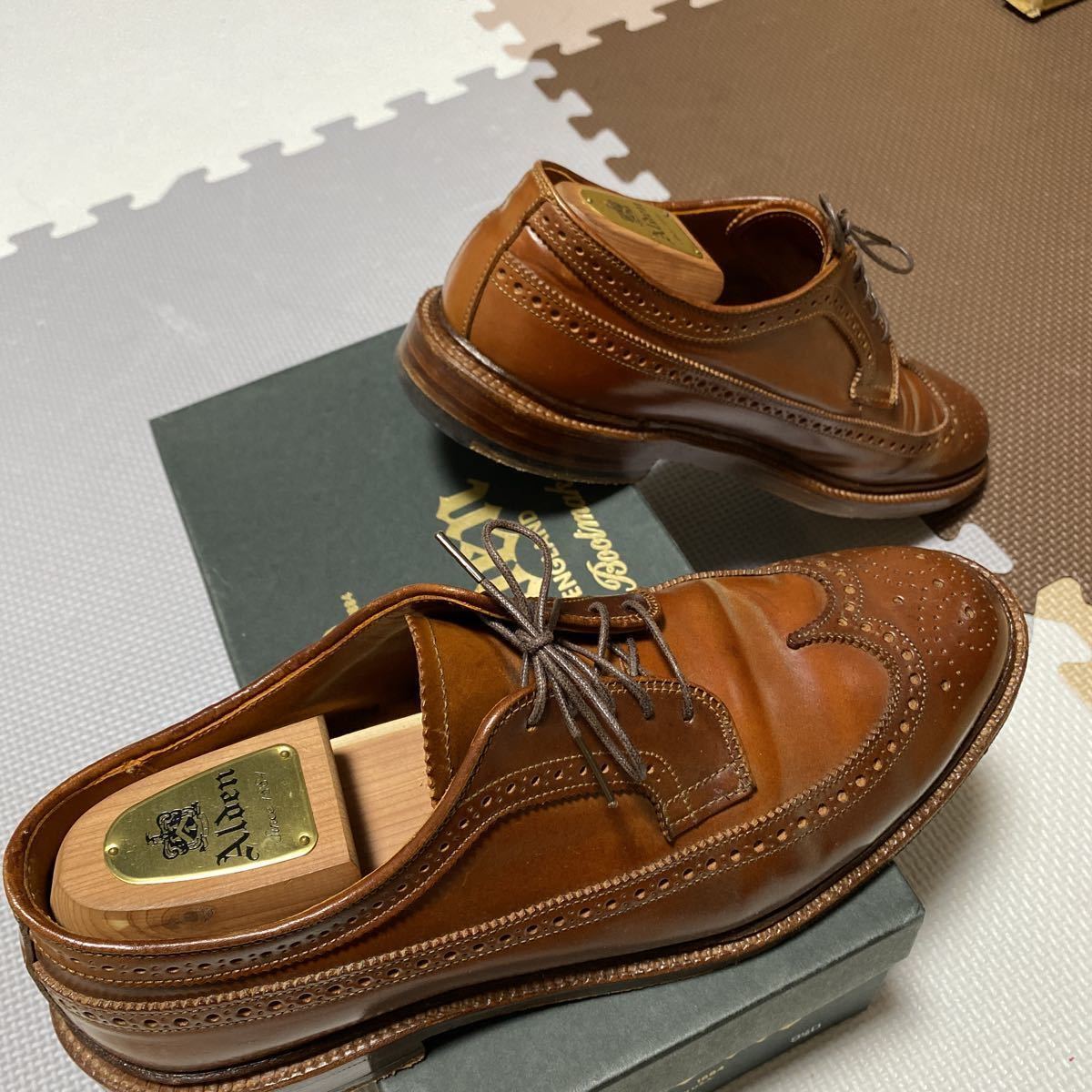 Alden オールデン ショートウイングチップ ブーツ ウィスキー Alden オールデン ショートウイングチップ ブーツ ウィスキー