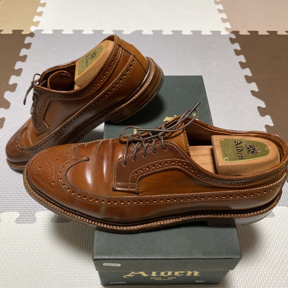 Alden オールデン ショートウイングチップ ブーツ ウィスキー Alden オールデン ショートウイングチップ ブーツ ウィスキー