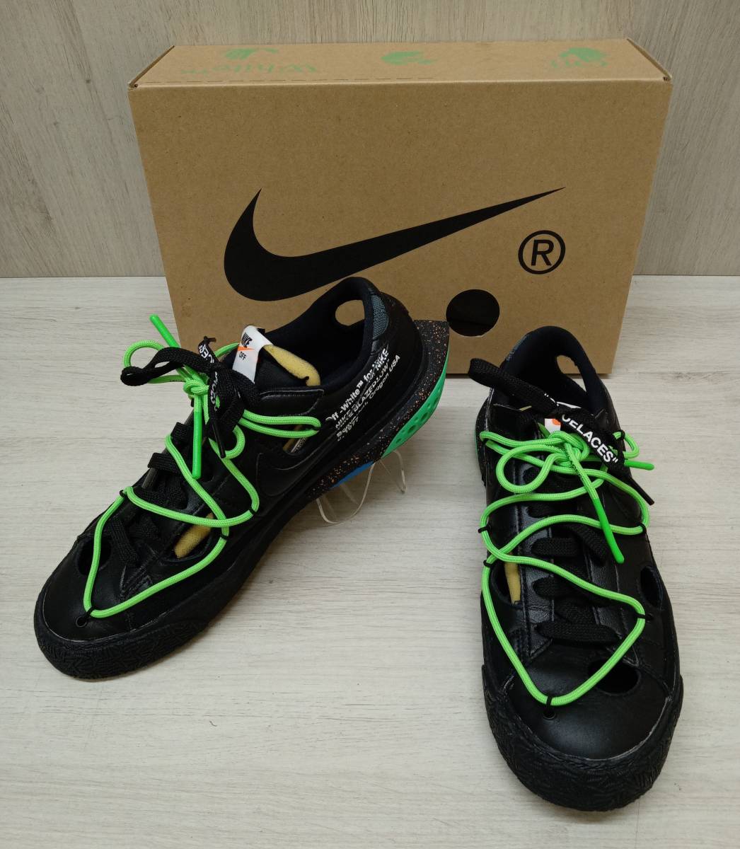 通販 NIKE×Off-White/ナイキ×オフホワイト/スニーカー/DH7863-001/Blazer Low/Black Green/ブラック系/26.5cm Electro and 26.5cm 通販 NIKE×Off-White/ナイキ×オフホワイト/スニーカー/DH7863-001/Blazer Low/Black Green/ブラック系/26.5cm Electro and 26.5cm