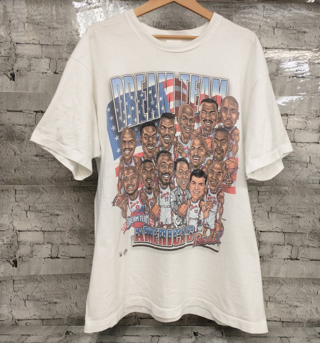 PRO PLAYER 半袖Tシャツ NBA DREAM TEAM ドリームチーム サイズXL ホワイト 店舗受取可