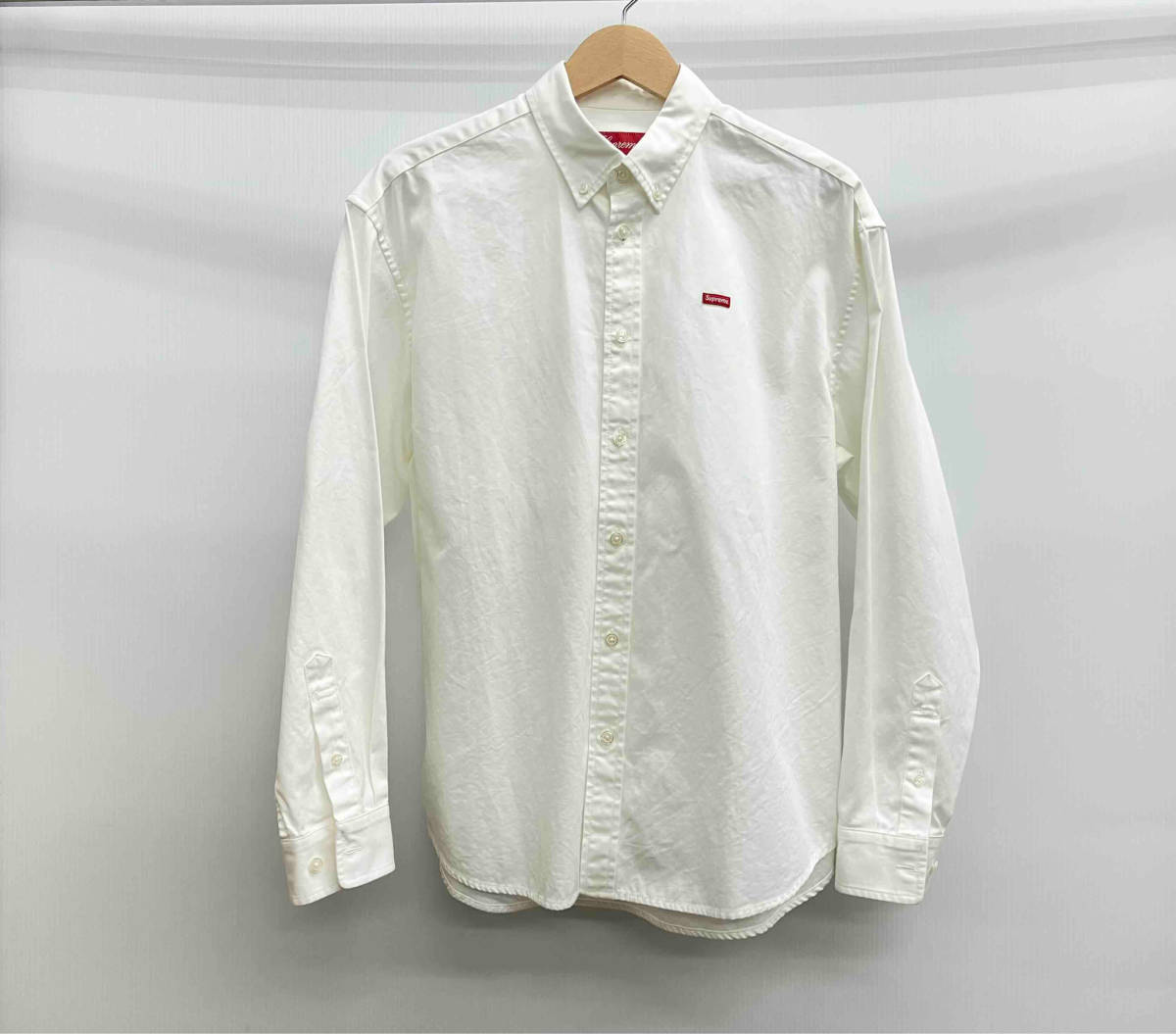売り切り御免！】 Supreme Small Box Shirt”WHITE” 長袖シャツ S S
