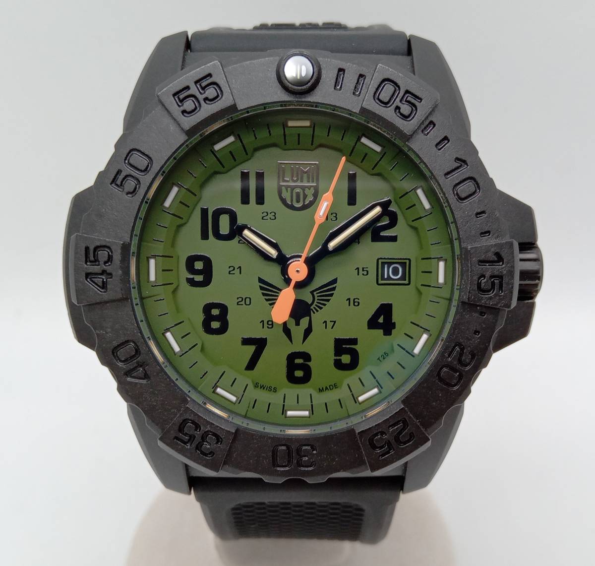 LUMINOX ルミノックス クォーツ メンズ 腕時計 3500-1GBq H-3 グリーン文字盤 デイト