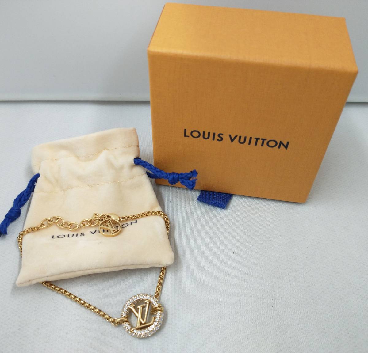 LOUIS VUITTON　ブラスレルイーズバイライト　TE4212　ルイヴィトン　M00758　ブレスレット　ブランドアクセサリー_画像1