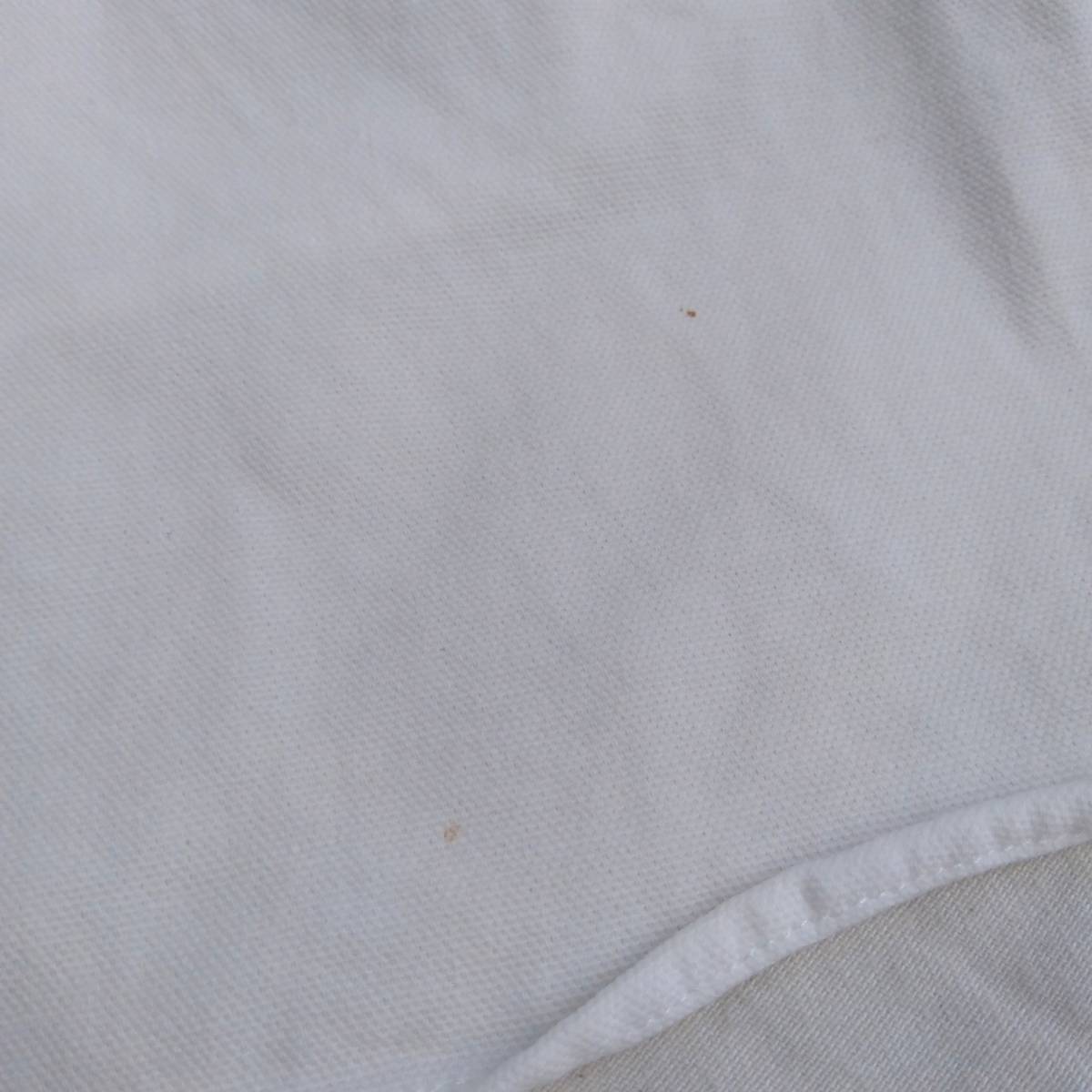 [90s] POLO by Ralph Lauren RL-93 Polo Ralph Lauren мужской рубашка с длинным рукавом белый темно-синий M оригинал Vintage б/у одежда магазин квитанция возможно 