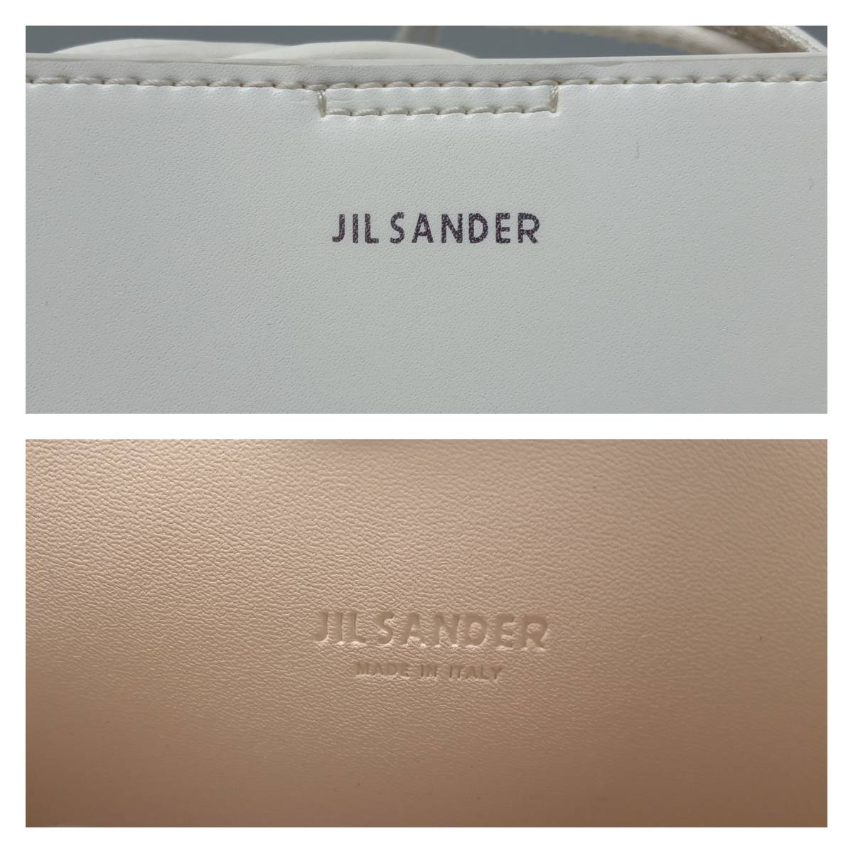★ JIL SANDER ... Tangle Small  наплечная сумка  ... молдинг  сумка   кожа   белый  ... год 