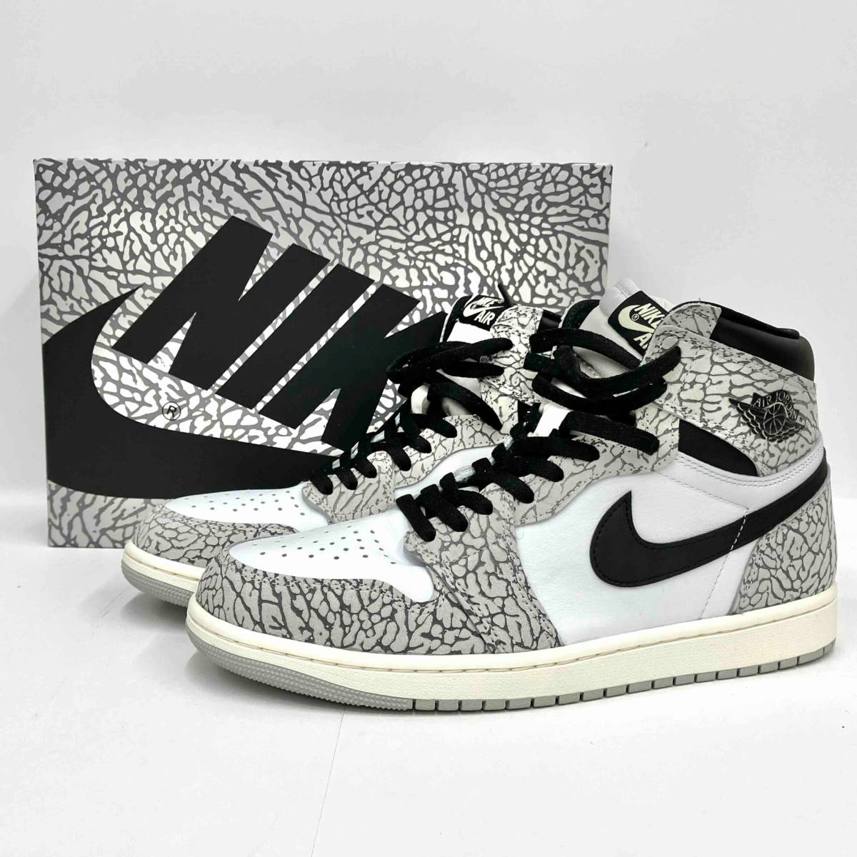 Nike Air Jordan 1 High OG White Cement ナイキ エアジョーダン1 ハイ