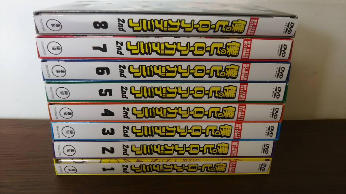 DVD 【※※※】[全8巻セット]僕のヒーローアカデミア 2nd Vol.1~8 堀越耕平 7巻特典CD再生不可傷有_画像4