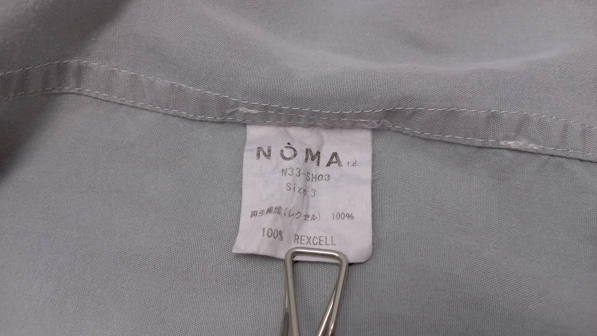 ★ NOMA t.d ノーマディーディー 半袖シャツ オープンシャツ N33SH03 タイダイ柄 ネイビー×グレー×ピンク 夏_画像5