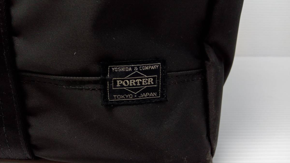 ★ PORTER ポーター 吉田かばん タンカー トートバッグ ビジネスバッグ 通勤 ポケット多数 PC収納 日本製 ブラック 通年_画像6