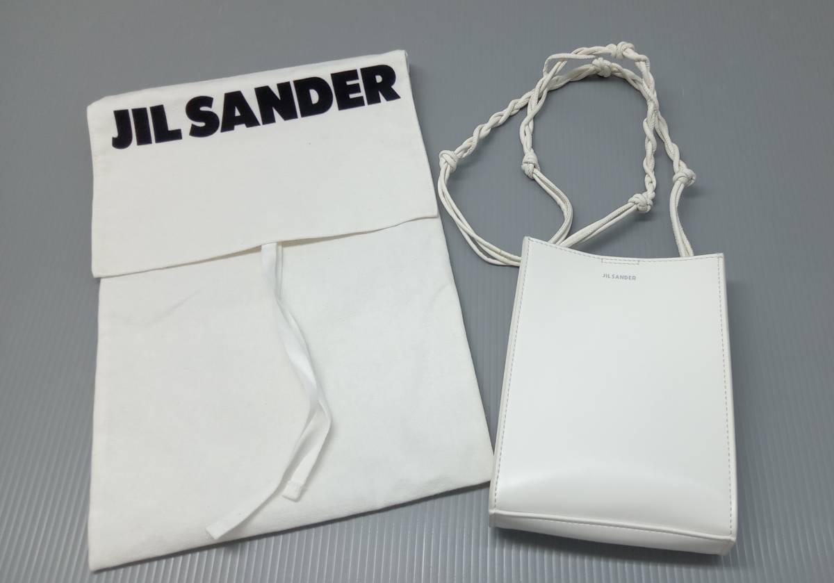 ★ JIL SANDER ... Tangle Small  наплечная сумка  ... молдинг  сумка   кожа   белый  ... год 