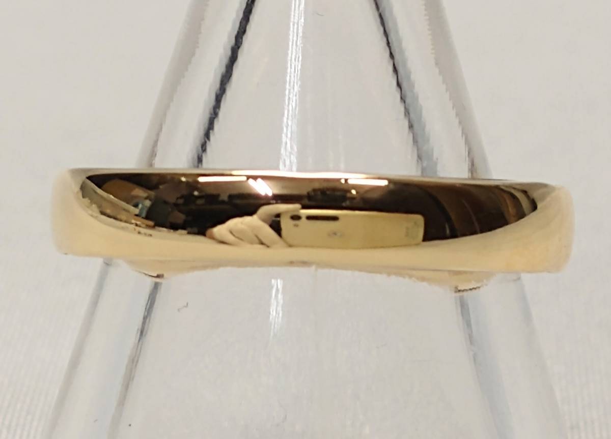 【感謝価格】 ダミアーニ DAMIANI 新品仕上げ済 5.0g 10.5号 ダイヤ付リング K18 指輪