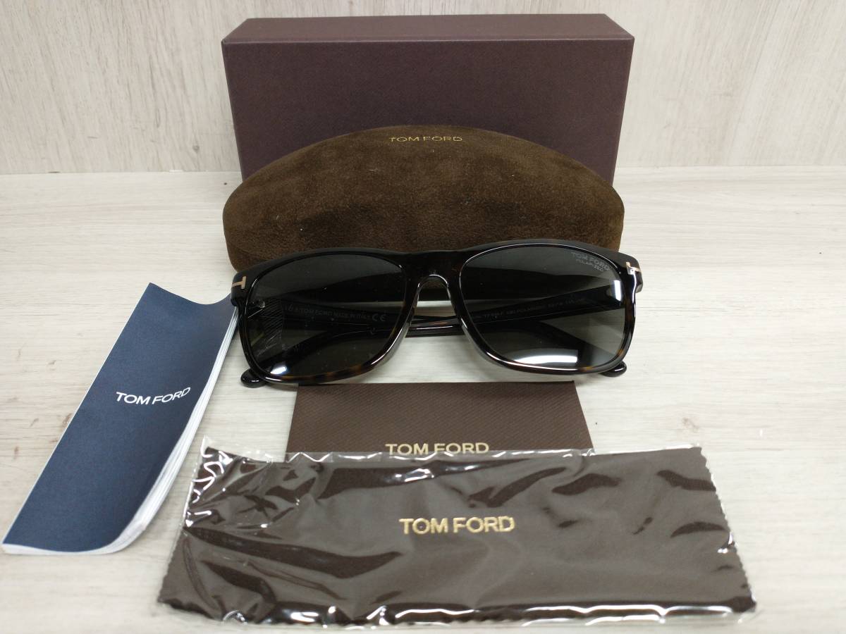 ブランド別 TOMFORD TF698-F イタリア製 サングラス トムフォード メガネ 眼鏡 ケース付き メンズ 激安買蔵 