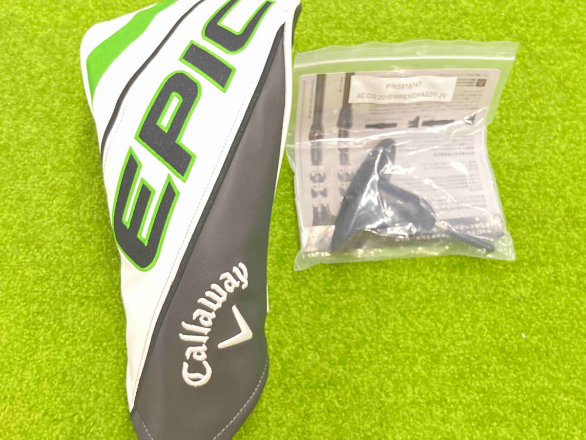 Callaway EPIC MAX LS TENSEI 55（GREEN）SR 10.5° 約116cm（約45.5インチ）約302.5g ヘッドカバーあり 付属品あり ドライバー_画像10