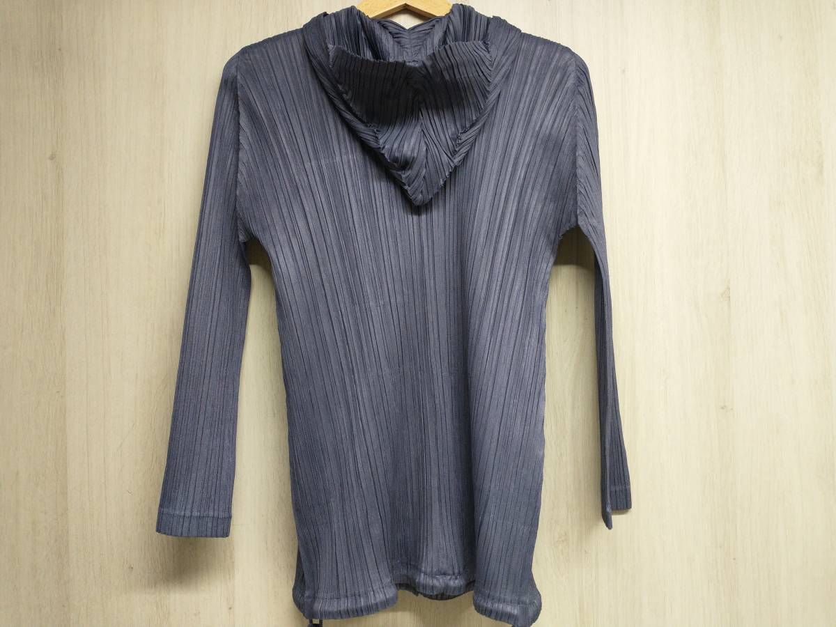 PLEATS PLEASE ISSEY MIYAKE PP53-JA411 ボタン パーカー プリーツ