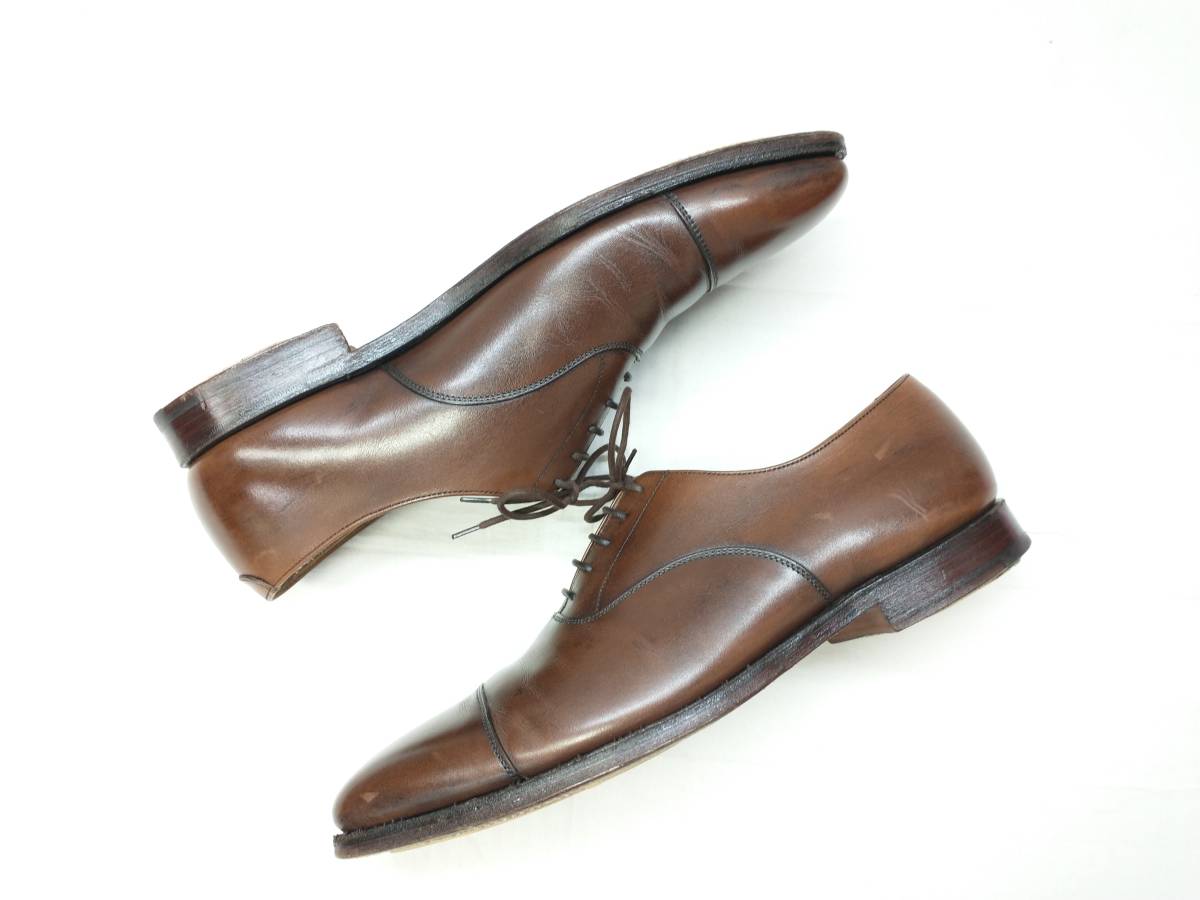 CROCKETT＆JONES ドレスシューズ サイズ26cm HALLAM 5057 U93974 レザー ダークブラウン クロケットアンドジョーンズ ハラム_画像5