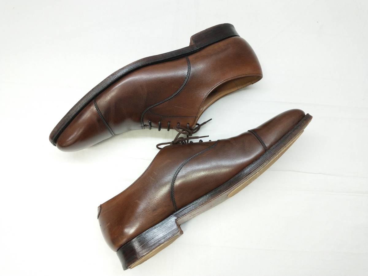 CROCKETT＆JONES ドレスシューズ サイズ26cm HALLAM 5057 U93974 レザー ダークブラウン クロケットアンドジョーンズ ハラム_画像6