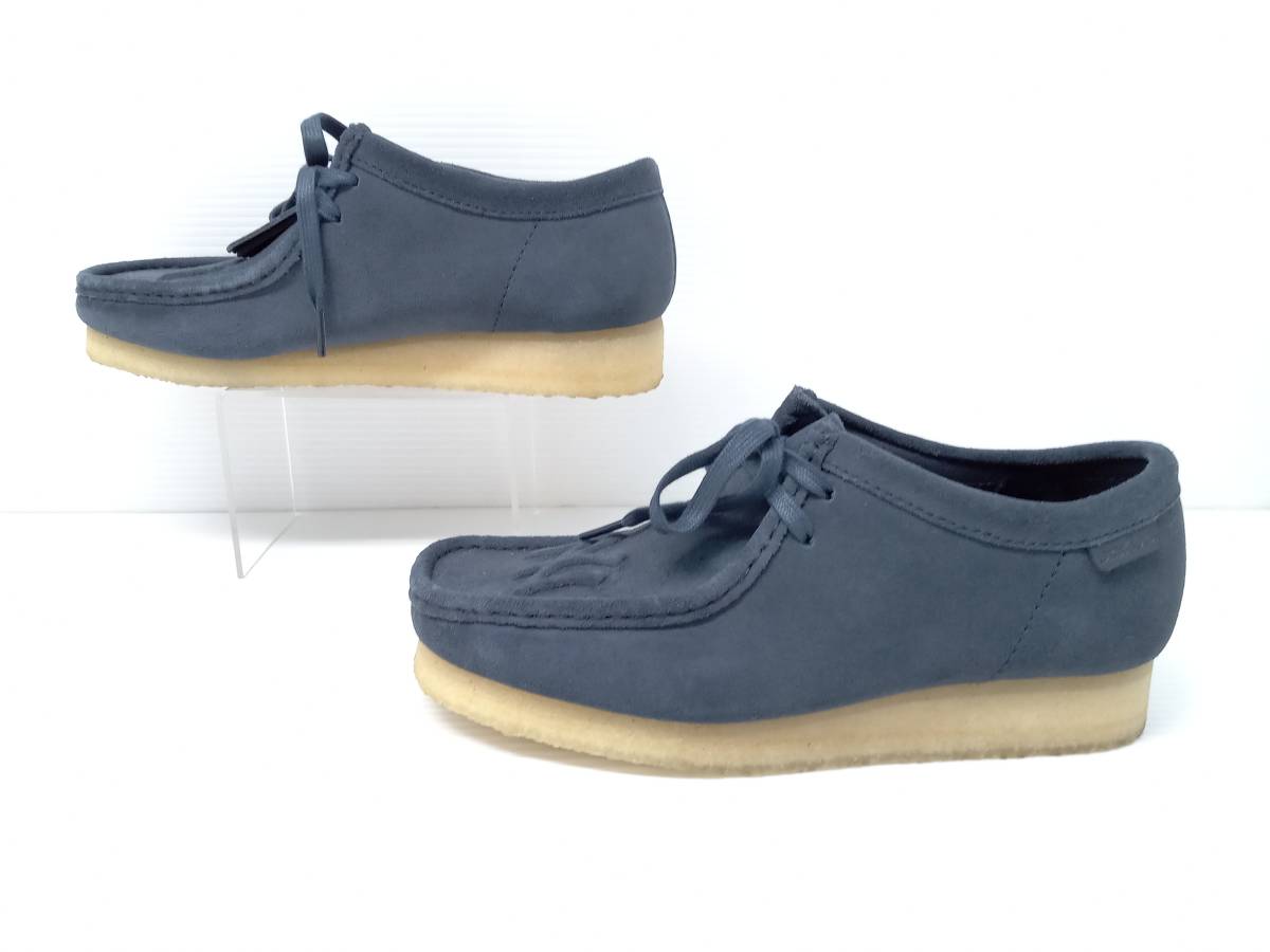 ★ kith × Clarks キス×クラークス ワラビー MLB ニューヨークヤンキース 24.5cm ネイビー 通年_画像6