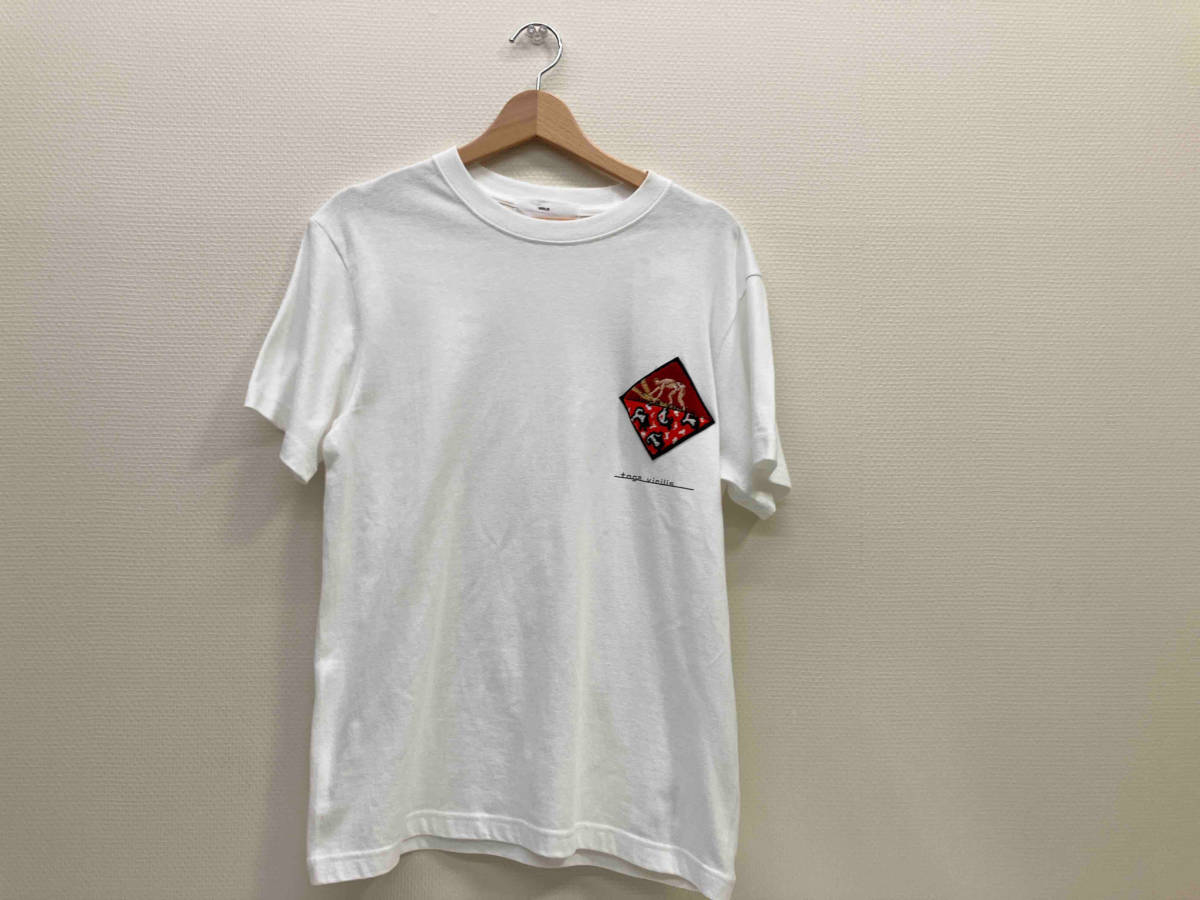 半袖シャツ ホワイト TOGA VIRILIS トーガビリリース　半袖Tシャツ TV11-JK343 サイズ44 ホワイト　未使用