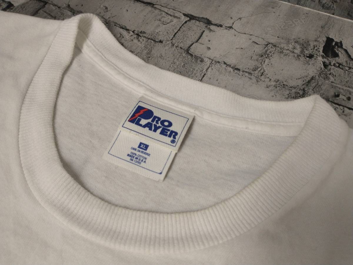 PRO PLAYER 半袖Tシャツ NBA DREAM TEAM ドリームチーム サイズXL ホワイト 店舗受取可_襟汚れあり